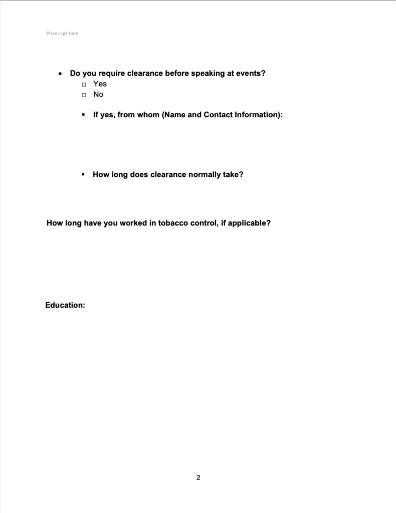 Speakers Bureau Toolkit Ash S Project Sunset